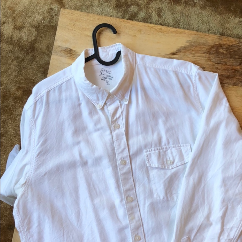 White j crew oxford